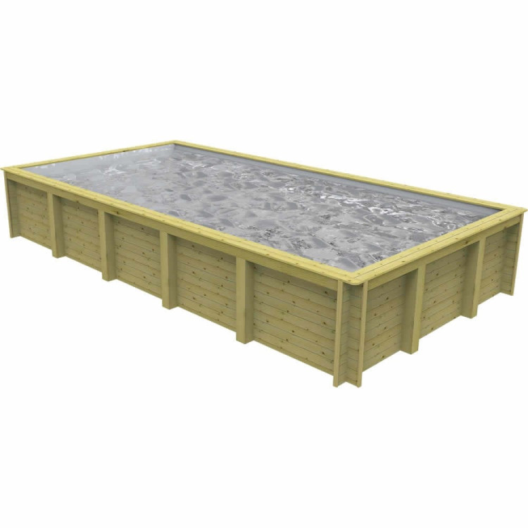 Plastica Nazca Wooden Pool 8m x 4m FREE CLEANER WHILST STOCK LAST!