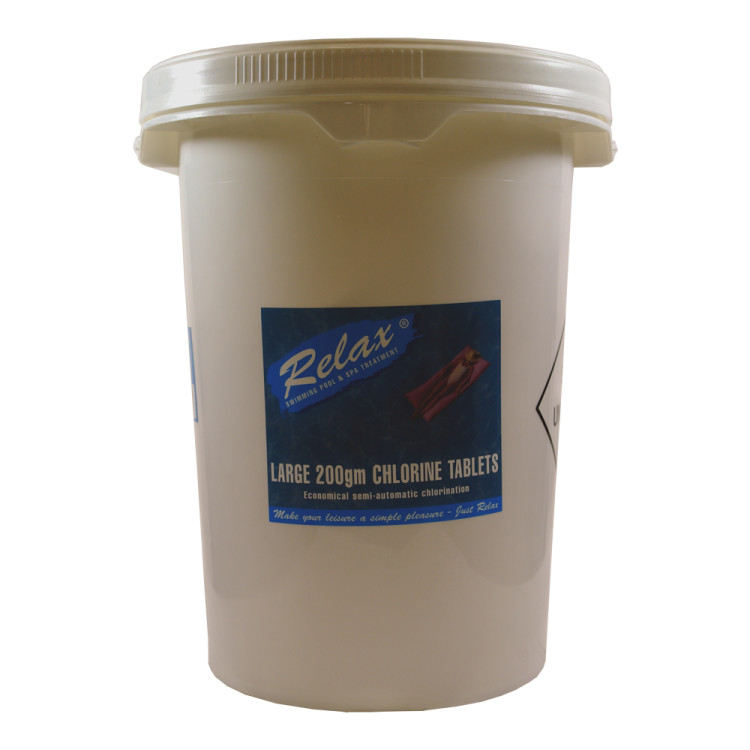 Relax 10kg Chlorine Tablets 200g